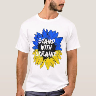 Ukrainische Sonnenblume Art (3) T-Shirt