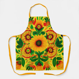 Ukrainische Sonnenblumen Schürze