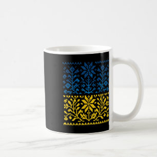 Ukrainische Sonnenblumen-Vyschyvanka Kaffeetasse