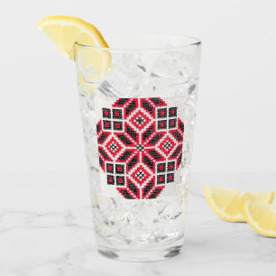 Ukrainische Stickerei Glas