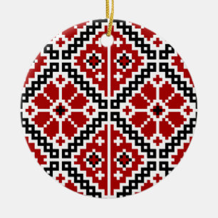 Ukrainische Stickerei Keramik Ornament
