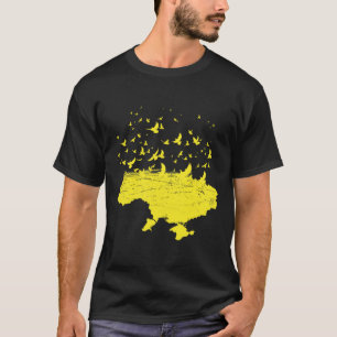 Ukrainische Symbole Ukrainische Ukraine Karte Frei T-Shirt