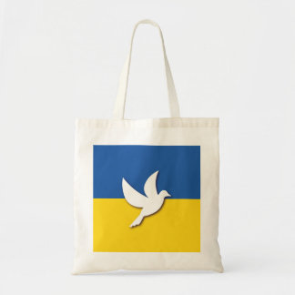 ukrainische Taubenflagge Tragetasche