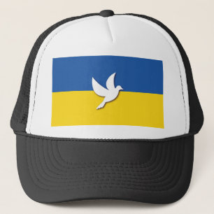 ukrainische Taubenflagge Truckerkappe