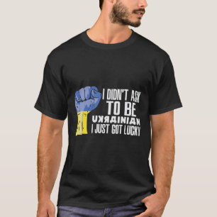 Ukrainische Ukraine-Flagge Gewachsene Ukrainische  T-Shirt