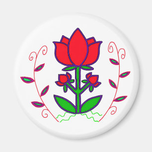 Ukrainische Volkskunst - Baum des Lebens Magnet