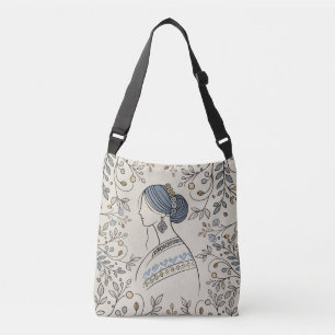 Ukrainische Volkskunst-Crossbody-Tasche Tragetaschen Mit Langen Trägern