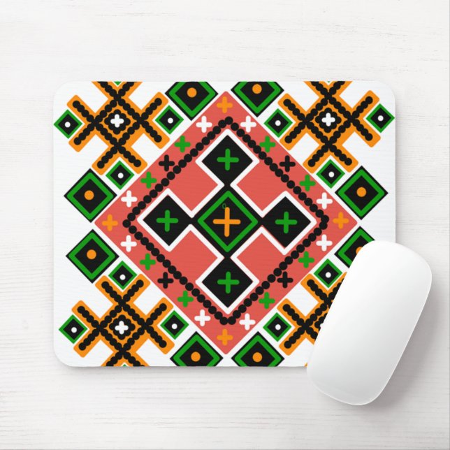 Ukrainische Volkskunst Inspiriert Mousepad (Mit Mouse)