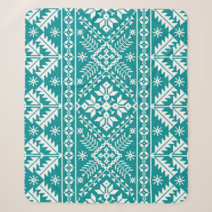 Ukrainische Volkstümliche, nahtlose Ornamente Sherpadecke