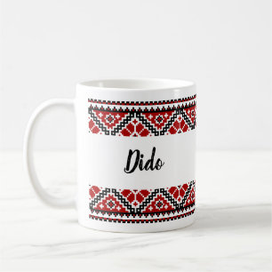 Ukrainische Vyshyvanka / Stickerei Dido Tasse