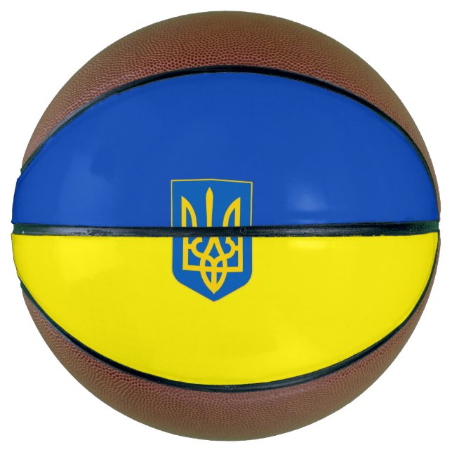 Ukrainische Wappen Basketball (Vorderseite)