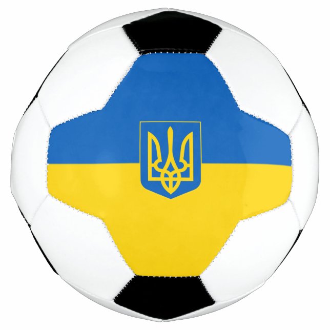 Ukrainische Wappen Fußball (Vorderseite)