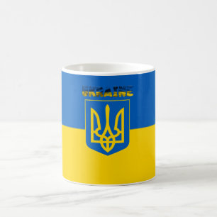 Ukrainische Wappen Kaffeetasse