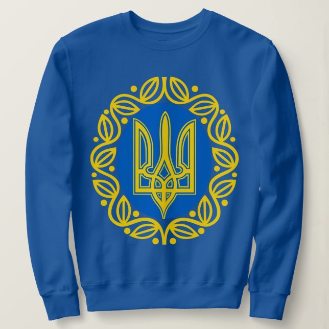 Ukrainische Wappen-T - Shirt (Design vorne)