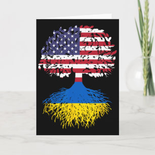 Ukrainische Wurzeln Ukraine Nationales Erbgut Baum Karte