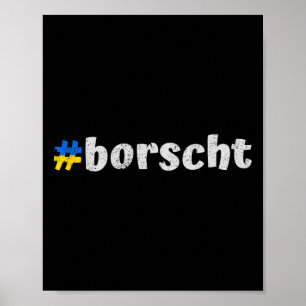 Ukrainischer Borschtsch Lustig Ukraine Traditionel Poster
