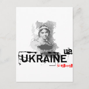 ukrainischer Dichter Postkarte