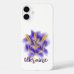 Ukrainischer Dreier aus Weizenohr iPhone 16 Plus Hülle