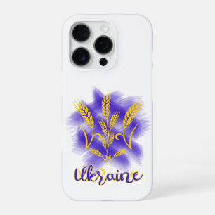 Ukrainischer Dreier aus Weizenohr iPhone 16 Pro Hülle