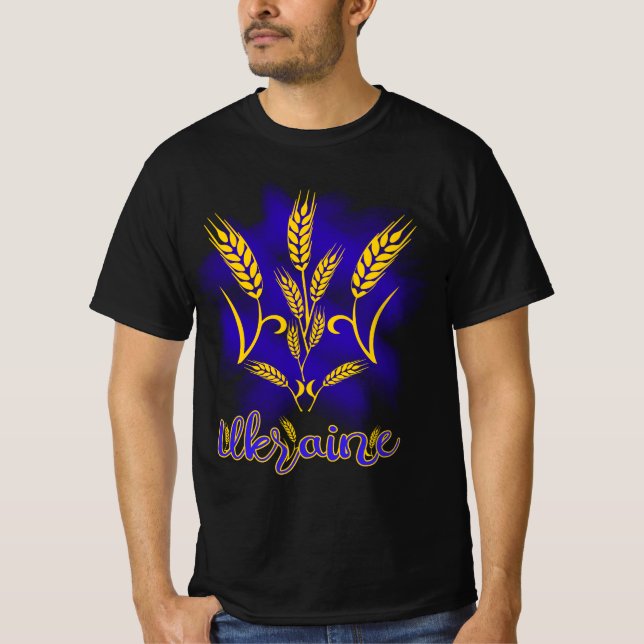 Ukrainischer Dreier aus Weizenohr T-Shirt (Vorderseite)