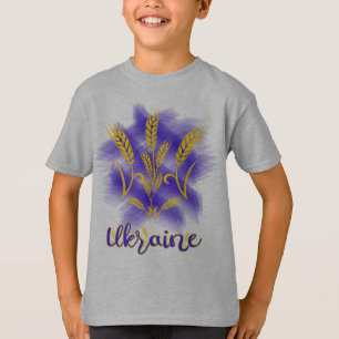 Ukrainischer Dreier aus Weizenohr T-Shirt