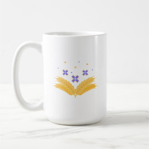 Ukrainischer Druck - Stickerei und Korn Kaffeetasse