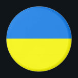 ukrainischer Flaggenmagnet Magnet<br><div class="desc">ukrainischer Flaggenmagnet</div>