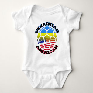 Ukrainischer Fußball Baby Strampler