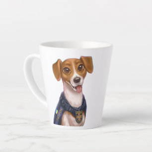 Ukrainischer Hundepatron-T - Shirt Milchtasse