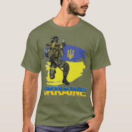 ukrainischer Kriegertrident Zelensky T-Shirt