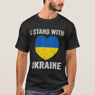 Ukrainischer Liebhaber Ich stehe mit der Ukraine H T-Shirt