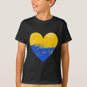 Ukrainischer Liebhaber Ukraine Herz-Shirt Unterstü T-Shirt