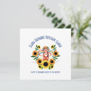 Ukrainischer Mädchenglanz auf dem ukrainischen Pla Karte