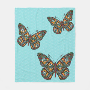 Ukrainischer Monarch Fleece Blanket