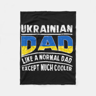 Ukrainischer Papa wie ein normaler, außer viel coo Fleecedecke