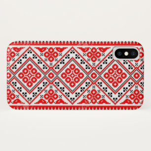 Ukrainischer roter Sun-Stickerei iPhone Case-Mate iPhone Hülle