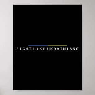 Ukrainischer Selenskyj Ukraine Armee Grün Kämpfen  Poster