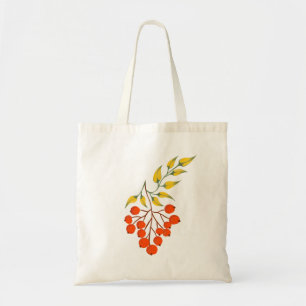 Ukrainischer Stil viburnum Zweig. Ukraine Tragetasche