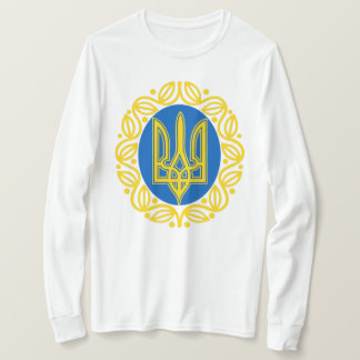 Ukrainischer symbolischer Basic Long Sleeve T - Sh T-Shirt