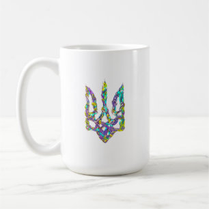 ukrainischer Symboltrident Kaffeetasse