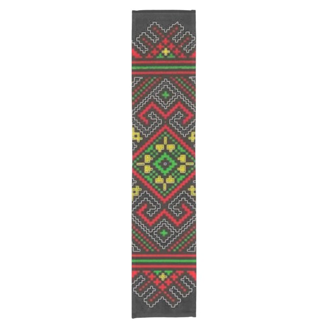 Ukrainischer Tischläufer für traditionelles Design (Vorderseite)
