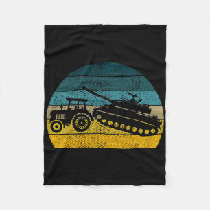 Ukrainischer Traktor Unterstütze Ukraine Stehe Mit Fleecedecke