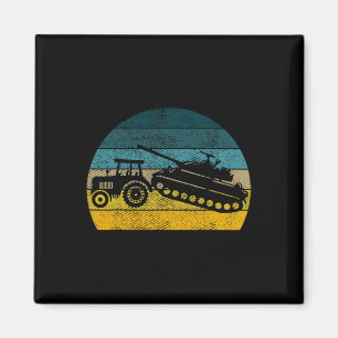 Ukrainischer Traktor Unterstützen Sie die Ukraine Magnet