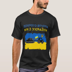 Ukrainischer Traktor zieht einen russischen Panzer T-Shirt