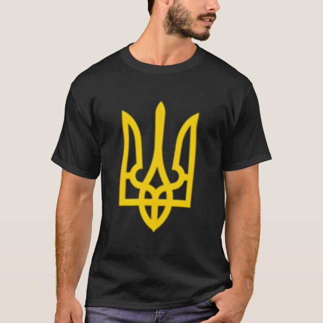 ukrainischer Trident T-Shirt (Vorderseite)