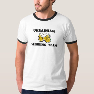 Ukrainischer trinkender Team-Wecker T T-Shirt