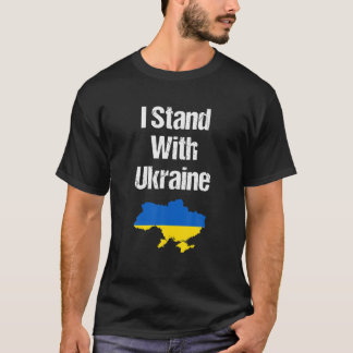 Ukrainischer Übersee steht mit der Ukraine T-Shirt