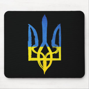Ukrainischer Vintager Trident Unterstützung für da Mousepad