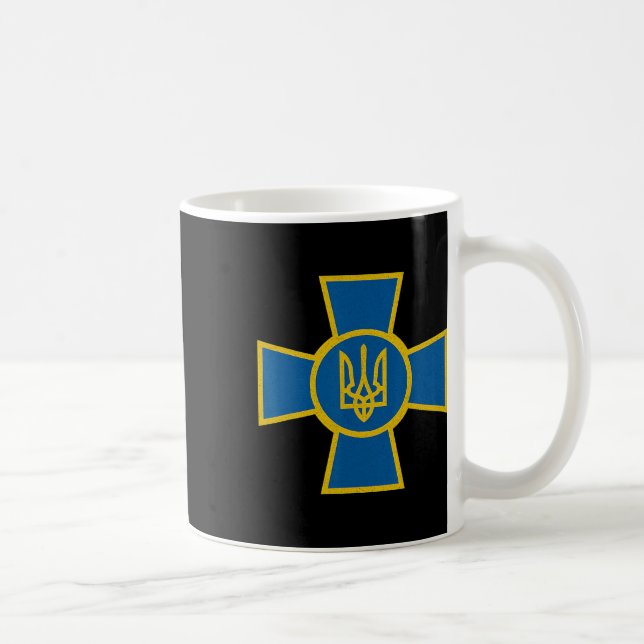 Ukrainisches Af Tryzub Emblem der ukrainischen Str Kaffeetasse (Rechts)