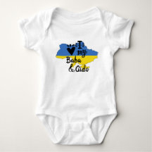 Ukrainisches Baby I Liebe Mein Baba und Gido Kleid